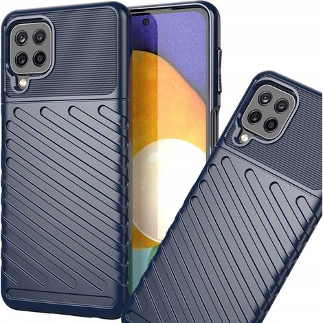 Coque de protection flexible Thunder Case pour Samsung Galaxy A22 4G bleue (1/5)