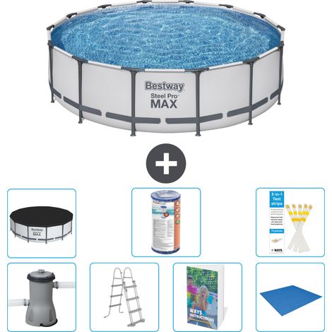 Bestway Steel Pro MAX Rund - 427x122 cm - 8-teilig S594