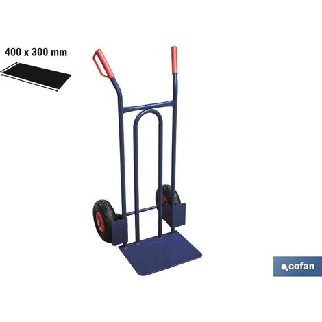 COFAN carretilla de almacén con pala fija 1100 x 530 x 560 mm