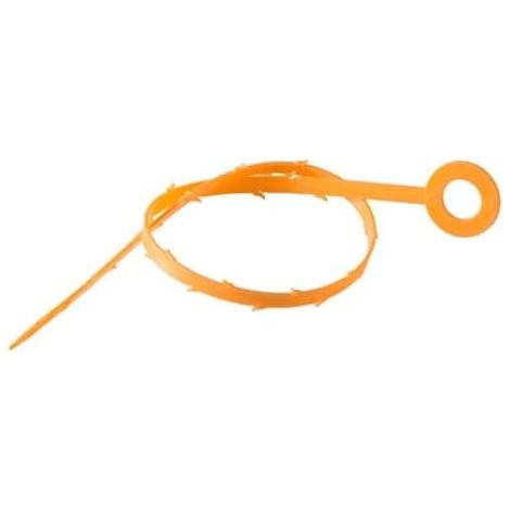 Crochet en plastique pour enlever les cheveux - Pour cuisine, salle de bain, lavabo, tuyau Déboucheur canalisations Tuyau long Durabilité (1/5)