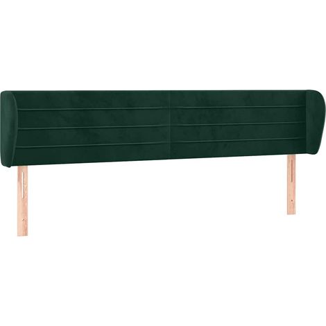 Maison Exclusive - Cabecero de terciopelo verde oscuro 163x23x78/ (1/5)
