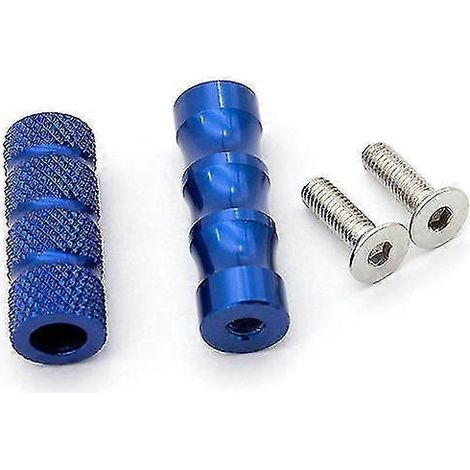 Für Yamaha FZ1 FZ8 R15 R25 R3 R125 R6 R1 MT07 FZ07 FZ09 MT09 CNC Motorrad Kleine Fußrasten Fußrasten Pedale Set --blau (1/5)