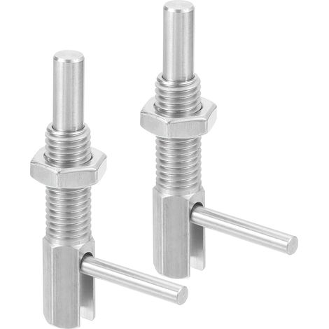 2 Pcs Goupille Plongeante Indexée Rétractable M12 (1/5)