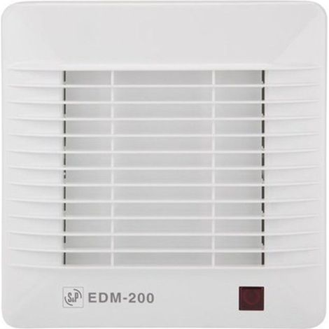 Unelvent – Ventilateur extracteur de salle de bain 80 m³/h – Débit d'air 2350 rpm – Protection IP44 – Conduit Ø 100 mm – Minuterie intégrée - 2350rpm (1/2)