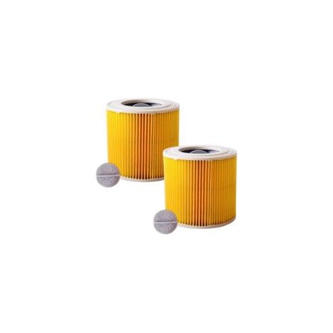 2 cartucce filtro di ricambio per filtro acqua e polvere Karcher WD2 WD3 WD3P - Crezuo