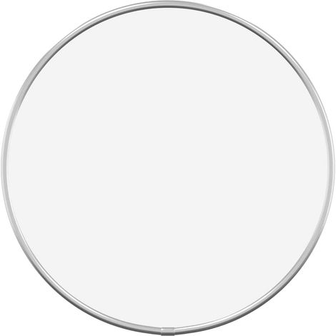 Miroir mural Argenté Ø 30 cm Rond