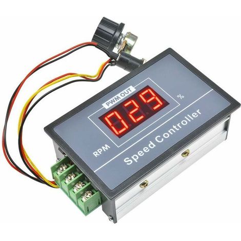PWM Contrôleur de vitesse de moteur CC (PWM) DC 6-60 V 12 V 24 V 36 V 48 V 30 A Régulateur de vitesse de moteur réglable (1/4)