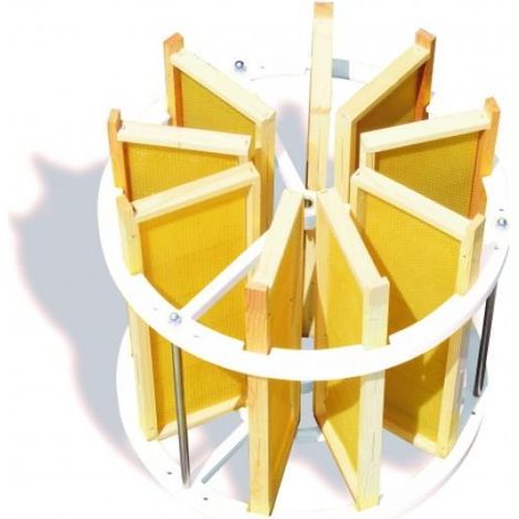 Gabbia radiale per 9 telai in plastica