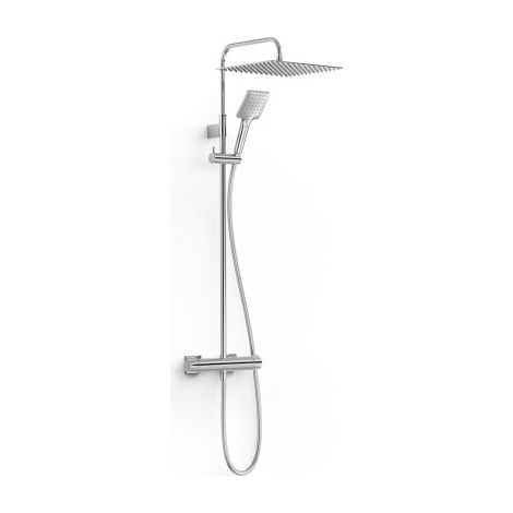 Ensemble de robinet mural Duo‑confort à 2 voies pour douche Project Chrome - TRES 22119901