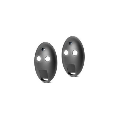 Télécommande portail, lot de 2 télécommandes 433 MHz compatibles BFT MITTO2, 2 canaux, code tournant pour portails automatiques (1/4)