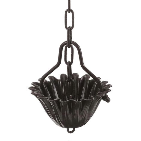 Chaîne de pluie décorative pratique, compatible avec les gouttières de jardin et de porche. (1/5)