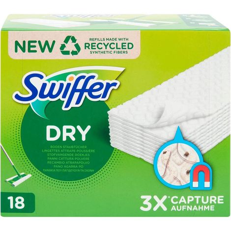 KIT SWIFFER DRY 18 PANNI CATTURA POLVERE