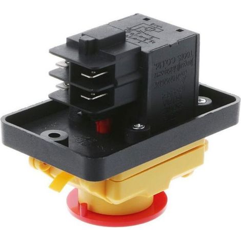 Bouton d'arrêt d'urgence de commutateur électromagnétique de machine de découpe, commutateur de bouton de libération de tension (1/5)