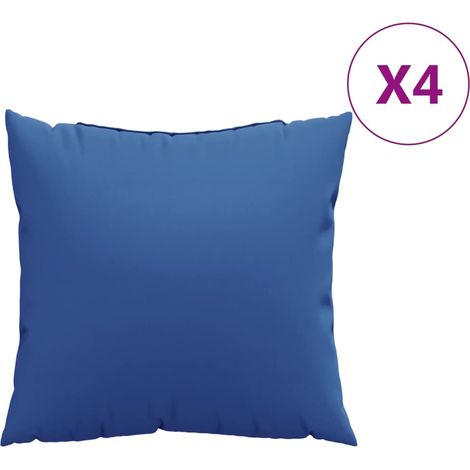 Maison Exclusive - Sofakissen 4 Stk. Königsblau 50x50 cm Stoff