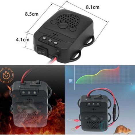 Répulsif Ultrason Voiture - 12 kHz à 25 kHz - Pour Protection Contre Les Martres - 12 V - 1 Pièce (1/5)