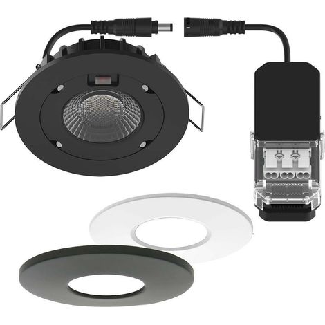 Faretto LED da incasso 8W MILANO CCT IP65 IK07 con Trasformatore Dimmerabile (1/5)
