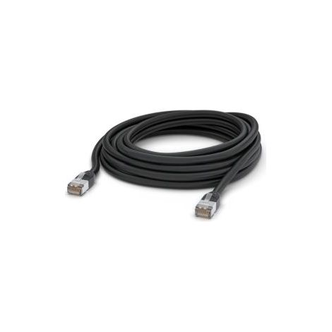 Ubiquiti Networks UACC-Cable-Patch-Outdoor-8M-BK Cable de conexi&oacute n de cobre trenzado de 24 AWG resistente para exteriores con co