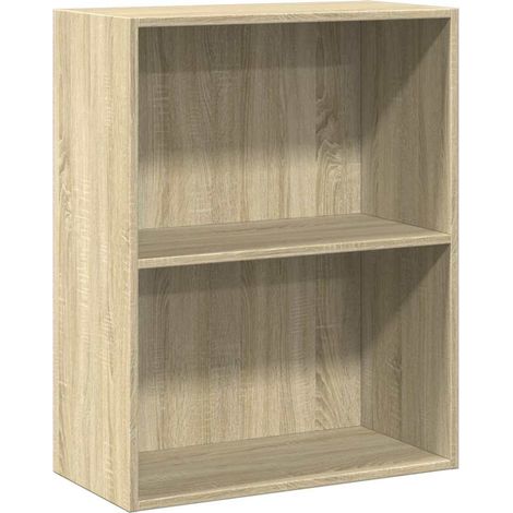 Maison Exclusive - Libreria 2 Ripiani Rovere Sonoma 60x30x76,5cm Legno Multistrato (1/5)