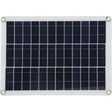 Panneau de charge solaire 15W 12V, panneau solaire professionnel efficace en silicium monocristallin pour caméra de Surveillance, sonnette (1/5)