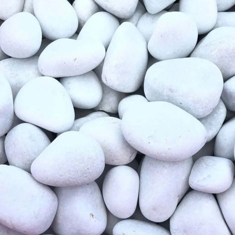 Canto rodado Blanco Premium Gaviones / Big bag 500 kg. / 60-120 mm (1/5)