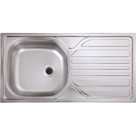 Einbauspüle Edelstahl 860 x 435mm