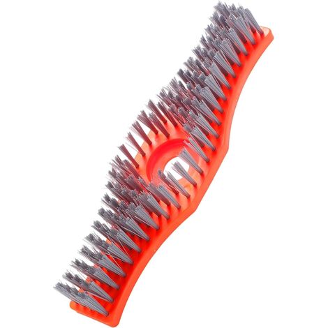 Brosse de nettoyage pour pelouse avec poils résistants à l'usure pour taches sur les terrasses, carreaux, surfaces verticales (1/4)