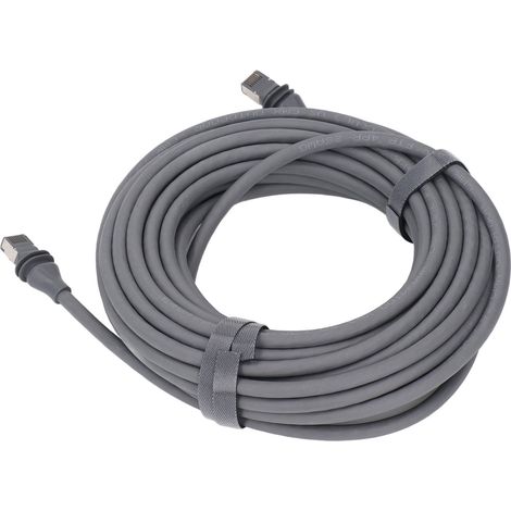 Câble de remplacement 22.9m 75pieds pour Gen 3 satellite rallonge 1200Mbps blindé cuivre gris étanche extérieur intérieur (1/5)
