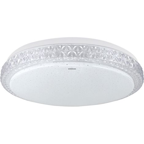 Plafoniera LED Struhm Pryzma bianca Ø39 24W effetto stelle (1/2)