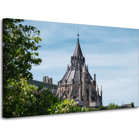 Tableau sur toile Architecture Église 100x60 cm