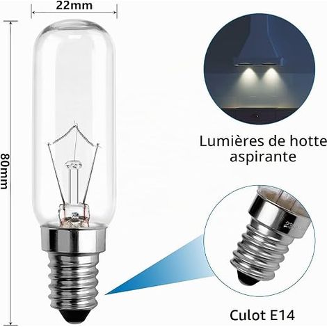 Ampoule E14 T22 2700K 220V (1/4)