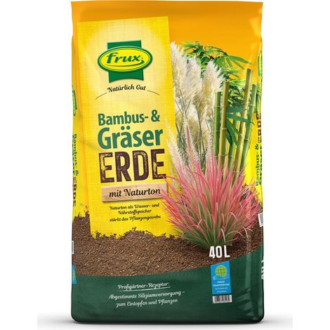 frux® Pro Bambus & Gräsererde mit extra Silizium - 40 Liter (1/4)