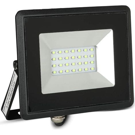 Faro Proiettore Led Flood Light 20W Colore Verde IP65 Interno Esterno Carcassa Nera SKU-5991 (1/3)