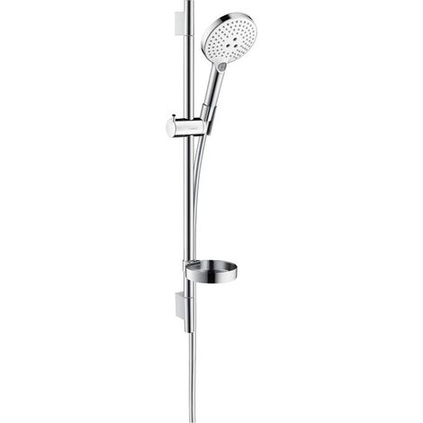 Set Raindance Select S 120 EcoSmart / Unica'S Puro 0,65 m blanc/chromé