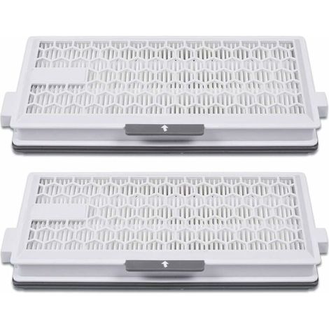 Lot de 2 filtres HEPA Airclean Plus 50 pour Miele Complete C3 Powerline, S8340 - Air Clean SF-HA 50 pour Complete C2 C3 Compact C1 C2 - Lot de 2 accessoires de rechange pour aspirateur (1/5)