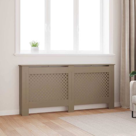 vidaXL Cubierta para radiador MDF 172x19x81,5 cm (1/4)