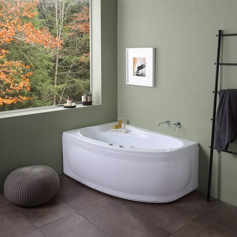 Vasca Da Bagno Angolare Sinistra Idromassaggio Ambra