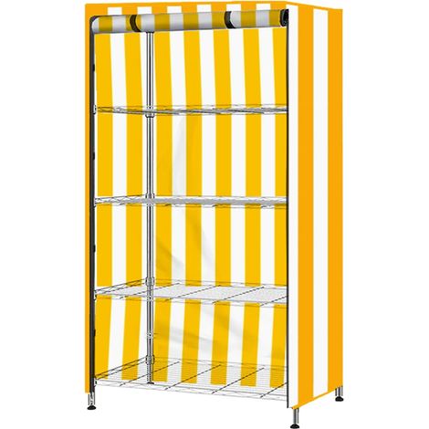 Housse de Protection Imperméable pour Étagères Protège-Étagère Universel Anti-Poussière Résistant Imperméable 210D pour Placard, Cuisine Extérieure, Garage et Organisat (1/5)