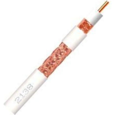 FPLUS cable coaxial cobre 100 mts , Cable coaxial de gran calidad para tiradas largas.