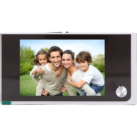 Viseur de porte numérique LCD 3,5 pouces avec caméra de surveillance électronique et grand angle de 120 degrés (1/5)