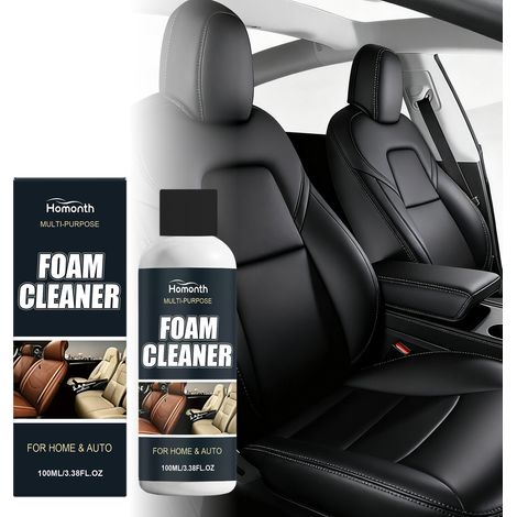 Multifunktionaler Schaumreiniger für die Lederreinigung im Autoinnenraum, Fleckenentfernung, Aufbereitung, tägliche Pflege und Glanz – 100 ml -- DTEKGAZ (1/5)