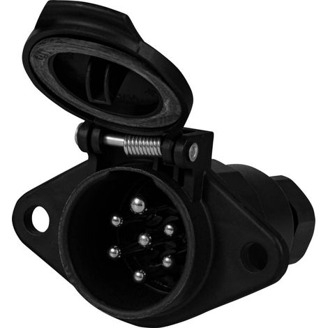 SecoRüt ES021 Presa rimorchio [terminale non intestato - Presa rimorchio 7 poli tipo S] Plastica