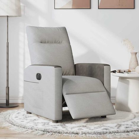 Maison Exclusive - Relaxsessel Elektrisch Wolkengrau Stoff