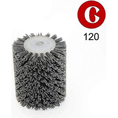 Brosse rotative en nylon pour meuleuse d'angle, décapage de rouille, polissage du bois, ponçage abrasif (1/4)