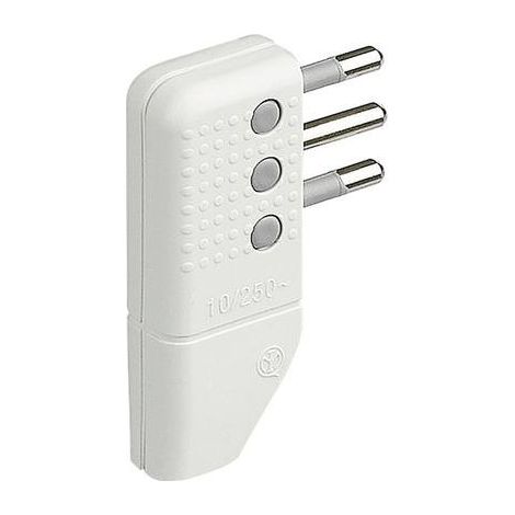 Eckstecker Vierkant 2PT 16A Platzsparend