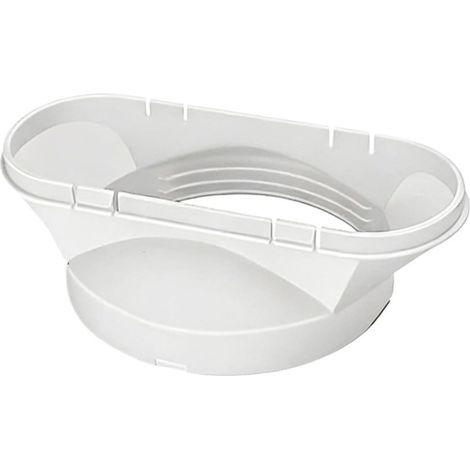 Adaptateur de tuyau d'échappement, connecteur de déflecteur, connecteur de tuyau d'échappement de climatiseur, pièce de rechange pour interface de tuyau d'échappement ABS (1/5)