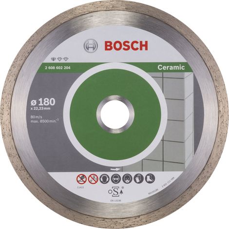 Bosch disco de diamante Standard for Ceramic 180x22,23x1,6x7 mm 2608602204 (1/3)