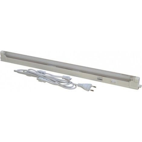 Trade Shop - 10w Tubo Neon 75cm Led Plafoniera T5 Luz Bianco Fred 6500k Cavo -