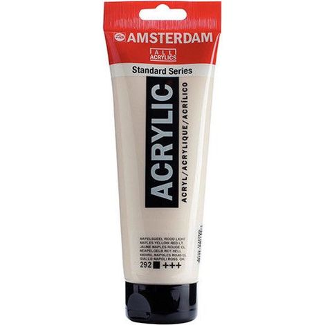 Peinture Acrylique en tube - Jaune de Naples rouge clair - 292 - Amsterdam - 250ml (1/2)