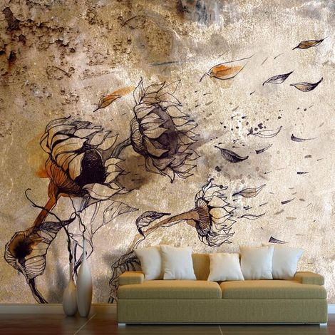 Papier peint souffle de vent - 350 x 245 cm (1/4)