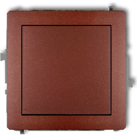 Interrupteur unipolaire Deco marron métallisé 9DWP-1